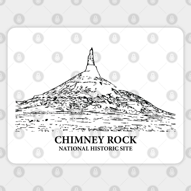 Chimney Rock National Historic Site Sticker by Lakeric